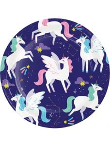 Чинийки Creative Party - Unicorn Galaxy, 23 см.