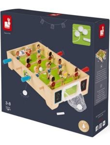 Детска играчка Janod - Мини дървена маса за футбол