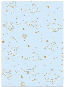 Тетрадка Spree Constellations A4, 40 листа с широки редове