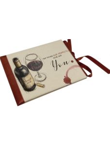 Луксозна поздравителна картичка - Wine and You