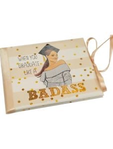Луксозна поздравителна картичка за дипломиране - Badass
