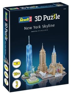 3D пъзел Revell - Забележителности в Ню Йорк, 123 части