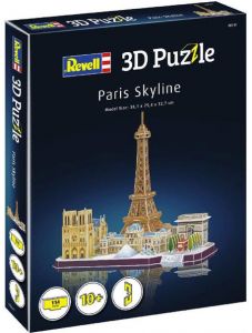 3D пъзел Revell - Забележителности в Париж, 114 части