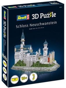 3D пъзел Revell - Замъкът Нойшванщайн, 121 части