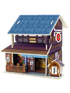 Дървен 3D пъзел - Универсален магазин в Япония