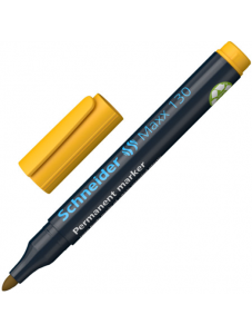 Пермамент маркер объл Schneider Maxx 130, жълт, 3.0 мм