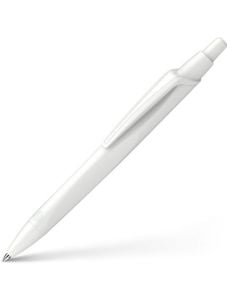 Бяла химикалка Schneider Reco, синьопишеща