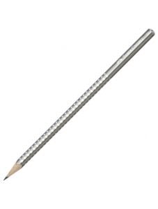 Графитен молив Faber-Castell Sparkle Pearl Silver