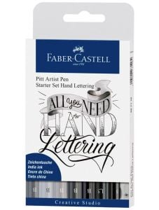 Комплект маркери Faber-Castell Pitt Artist, 9 бр.