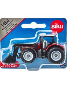 Метална играчка Siku: Трактор Massey Ferguson с телескопичен товарач