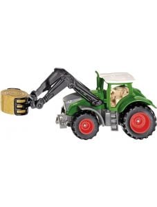 Метална играчка Siku: Трактор с бала - Vario Fendt 1050