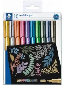 Комплект маркери Staedtler Metallic, 10 цвята