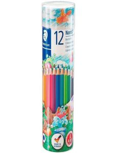 Цветни моливи Staedtler Noris Club 144, 12 цвята в тубус