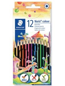 Цветни моливи Staedtler Noris Colour, 12 цвята