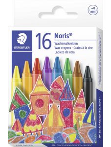 Восъчни пастели Staedtler Noris Club 220, 16 цвята