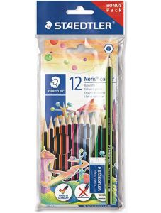 Комплект цветни моливи Staedtler Noris Colour, 12 цвята