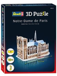 3D пъзел Revell - Нотр Дам, Париж