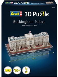 3D пъзел Revell - Бъкингамският дворец, 72 части