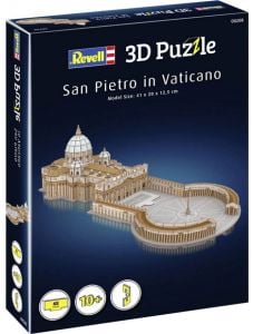 3D пъзел Revell - Базиликата Свети Петър, 68 части