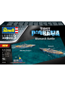 Комплект сглобяем модел Revell - Първи Диорама, Бисмарк битка