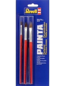 Комплект плоски четки за оцветяване Revell - Painta, 3 бр.