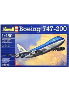 Сглобяем модел Revell - Самолет Boeing 747-200, размер 15.8 х 13.3 см.