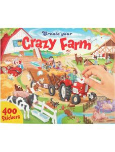 Книжка със стикери Top Model - Crazy Farm