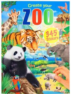 Книжка със стикери Top Model - Зоологическа градина