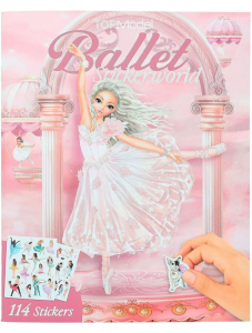 Книжка със стикери Top Model - Ballet