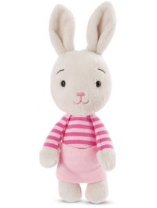 Плюшена играчка Nici - Зайче с розов костюм