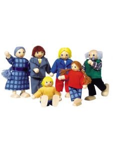 Гъвкави кукли Goki - Градско семейство
