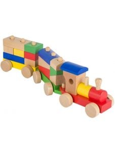 Дървена играчка Goki - Влак Рим