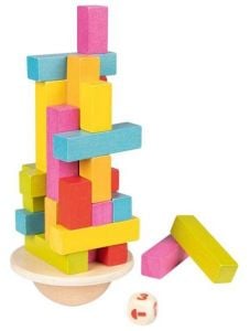 Дървена игра за балансиране Goki - Танцуваща кула