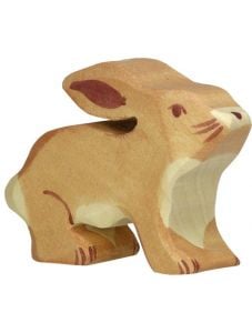 Дървена фигурка Holztiger - Малък заек