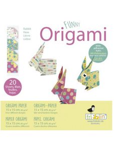 Комплект за оригами Fridolin Funny: Зайче
