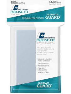 Протектори за карти Ultimate Guard: Precise-Fit Side Loading Standard Sleeves, 100 бр.