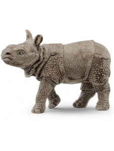 Фигурка Schleich: Индийски носорог, бебе