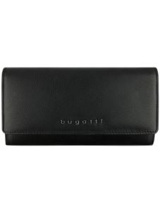 Дамски портфейл Bugatti Bella Ladies Flip Long Wallet, черен