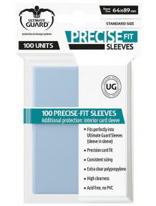 Протектори за карти Ultimate Guard: Precise-Fit Sleeves, 100 бр.