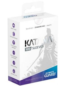 Протектори за карти Ultimate Guard: Katana Sleeves Standard Size, 100 бр., прозрачни