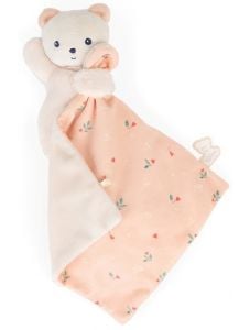 Плюшена играчка Kaloo - Мече с розово одеялце