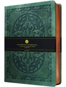 Тефтер Victoria's Journals Old Book A5, тъмнозелен