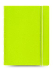 Тефтер Filofax Notebook Classic A5 Pear със скрита спирала, ластик и линирани листа