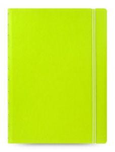Тефтер Filofax Notebook Classic A4 Pear със скрита спирала, ластик и линирани листа