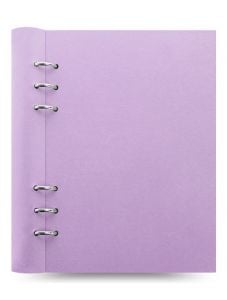 Тефтер Filofax Clipbook Classic Pastels A5 Notebook Orchid с метални рингове