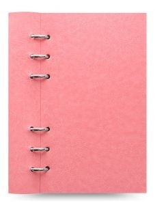 Тефтер Filofax Clipbook Classic Pastels Personal Notebook Rose с метални рингове