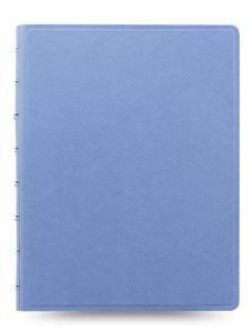 Тефтер Filofax Notebook Saffiano A5 Vista Blue със скрита спирала и линирани листа