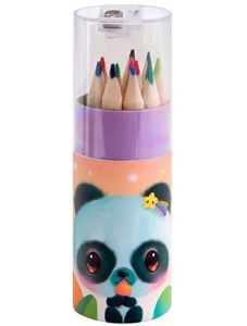 Комплект цветни моливи Santoro Bangoberry Pally Panda, 12 цвята