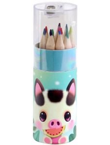 Комплект цветни моливи Santoro Bangoberry Piggy Pig, 12 цвята