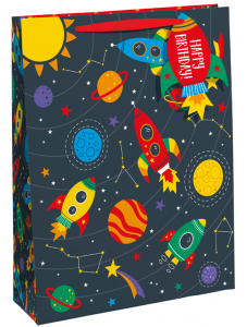 Детска подаръчна торбичка Eurowrap - Слънчева система, голяма